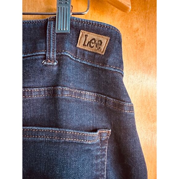 Lee Plus Size Womens Jeans Regular Fit Straight Leg Mid Rise Flex Motion Size 24 - Picture 8 of 10